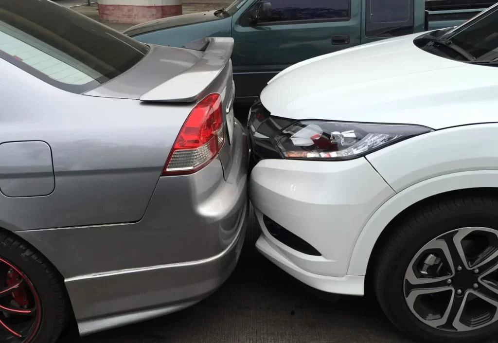 Auto collision - Fender bender damage