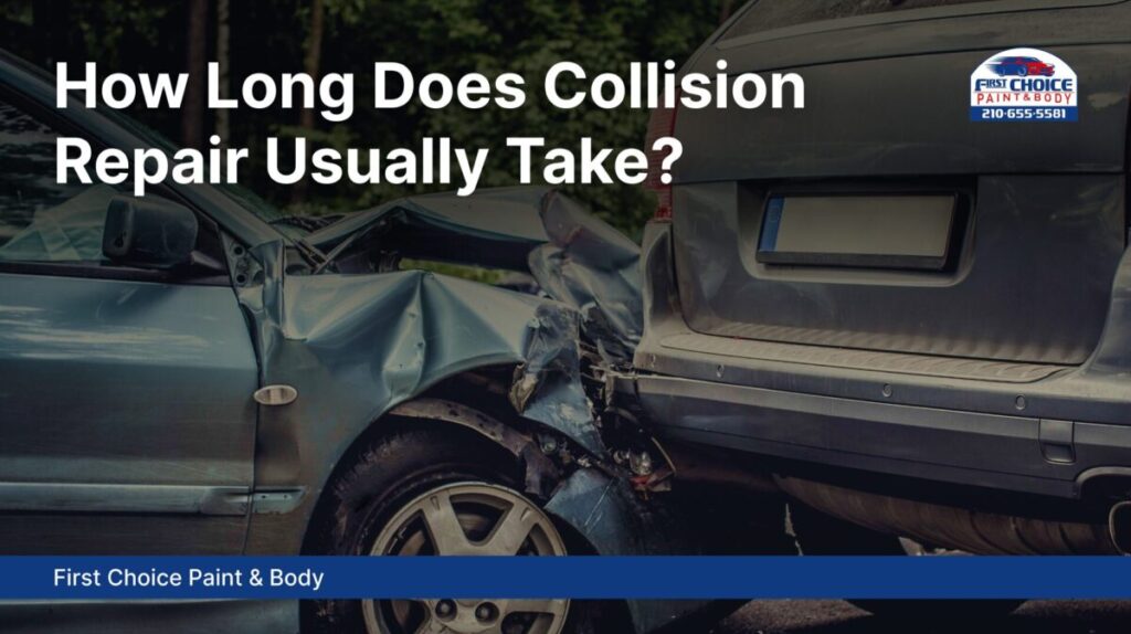 How Long Does Collision Repair Usually Take graphic